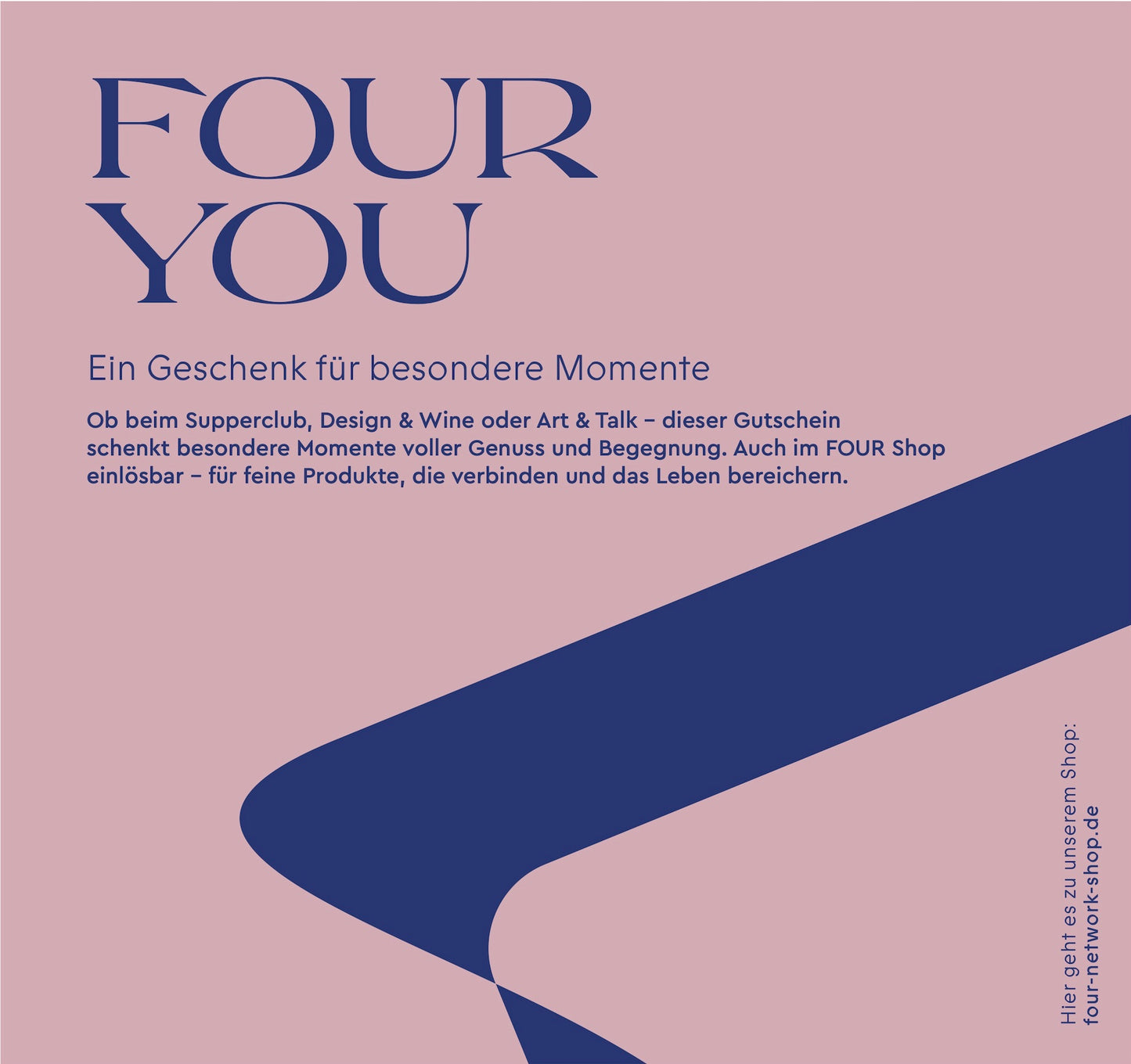 FOUR YOU - ein Geschenk für besondere Momente