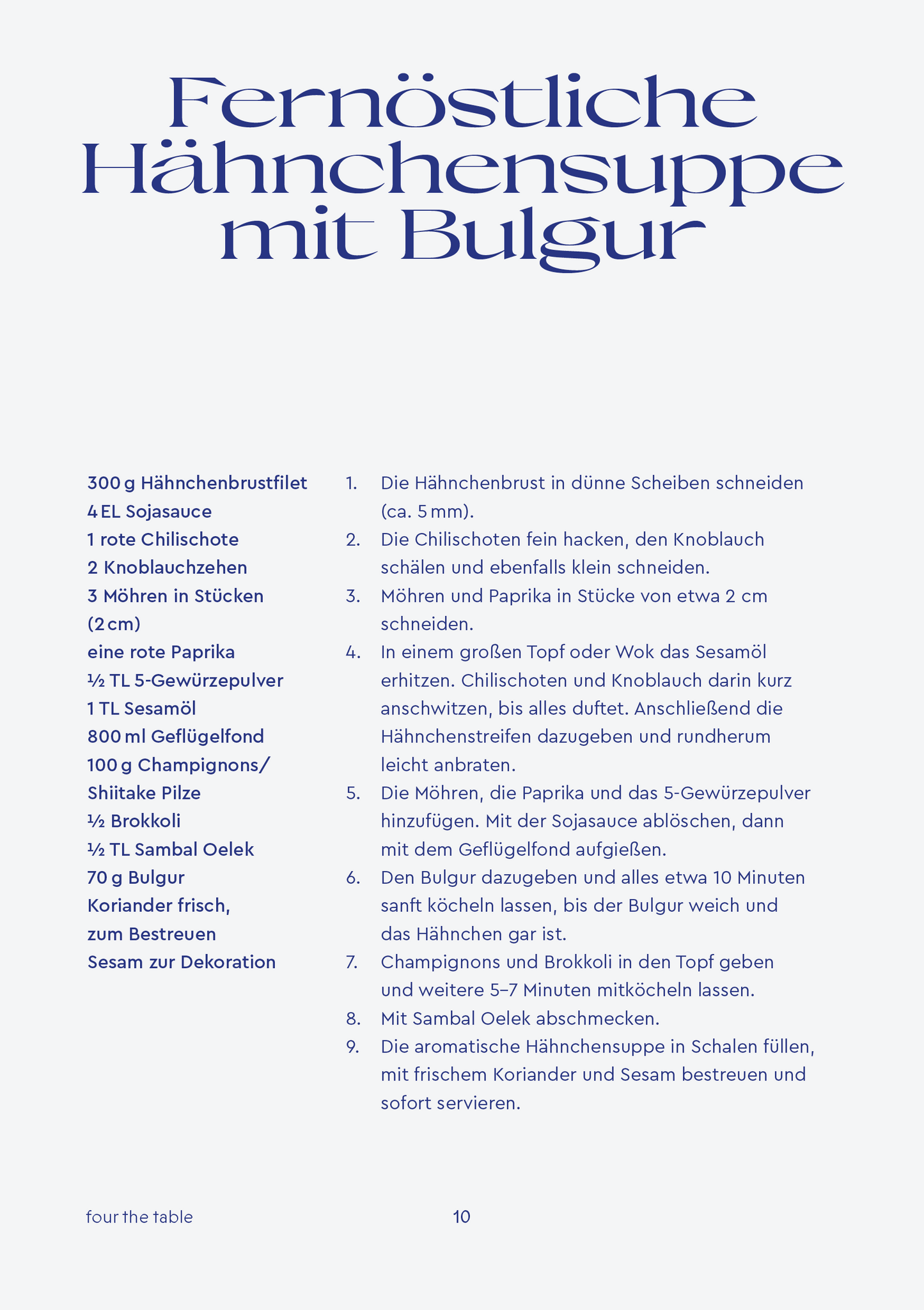 ebook - FOUR THE TABLE – SOUP EDITION