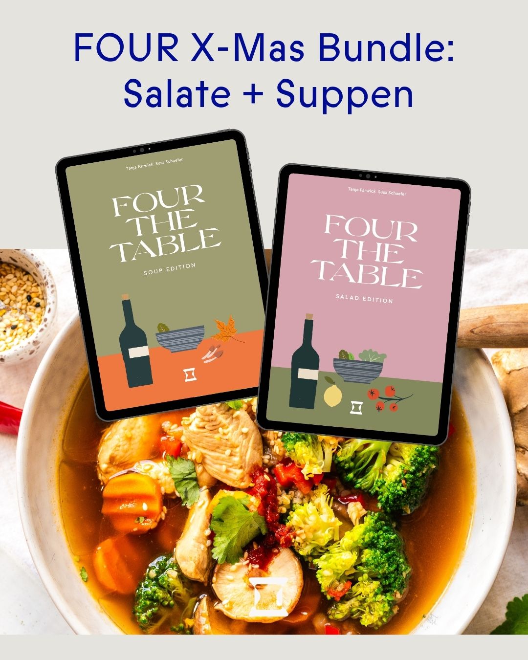 ebook bundle - FOUR THE TABLE – SOUP & SALAD EDITION